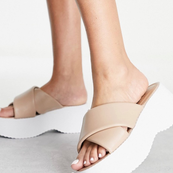 ASOS chunky platform sandals size 7 - Picture 2 of 12